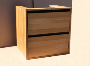 58x60 (BxH) cm mit 2 Schubkästen